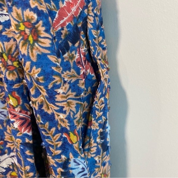 Women's Sleeveless Tiered A-Line Dress Knox Rose Blue Size 2X - Picture 8 of 10